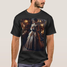 Mulher Elegante Misteriosa Vitoriana Vintage