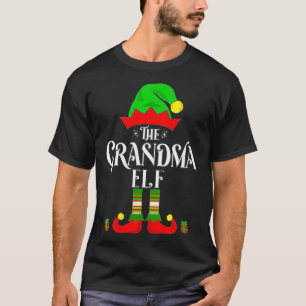 Camiseta Mulher Elf Família Correspondendo pijama de Natal