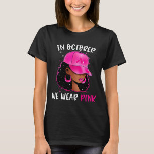 Camiseta Mulher Em Outubro Vestimos Cancer Rosa Awaren