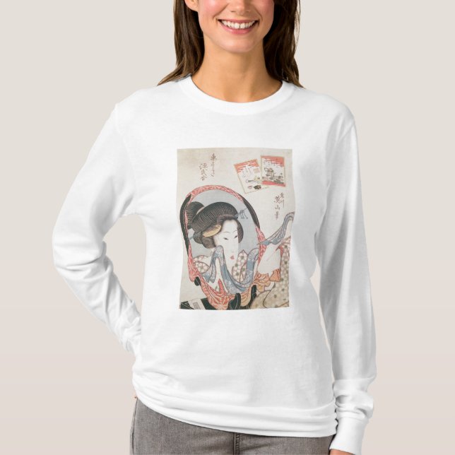 Camiseta Mulher em seu espelho, c.1830 publicado (Frente)