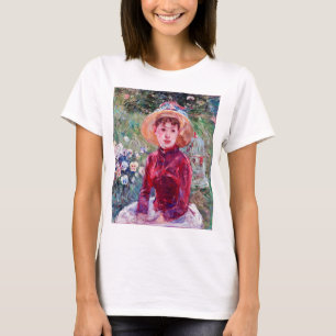 Camiseta Mulher em Vermelho, Berthe Morisot
