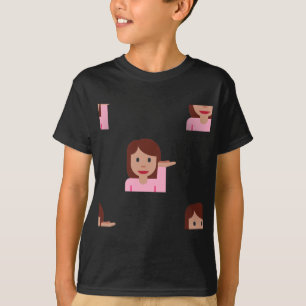 Camiseta mulher emoji