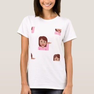 Camiseta mulher emoji