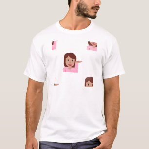 Camiseta mulher emoji