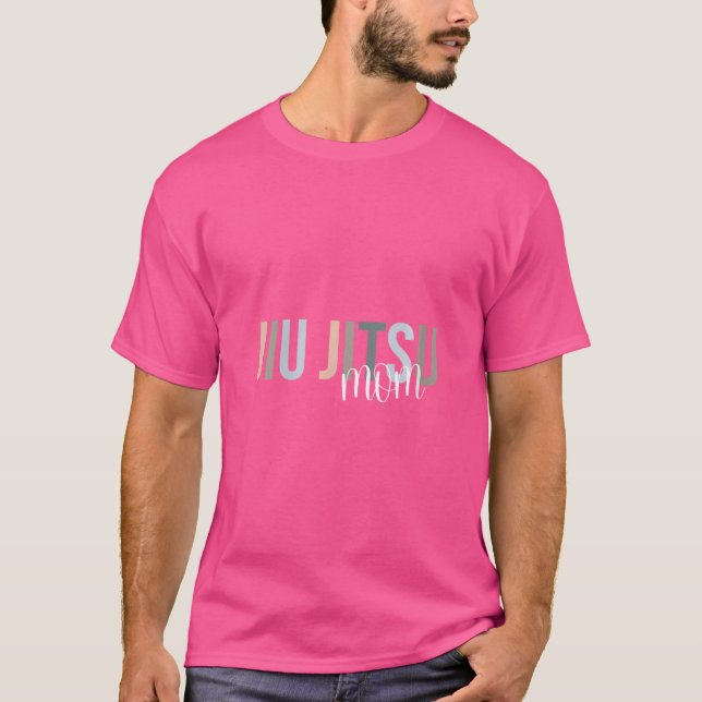 Camiseta Mulher empoderada Jiu Jitsu Mãe - Orgulho de Artes (Frente)