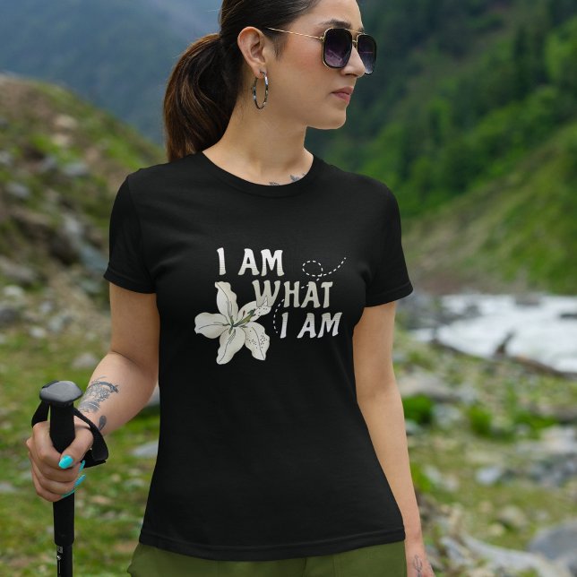 Camiseta Mulher empoderada Lily Independent Mulher Floral (Criador carregado)