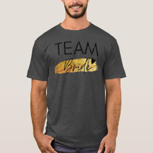 Camiseta Mulher Engraçada Equipe Noiva Festa de casamento C