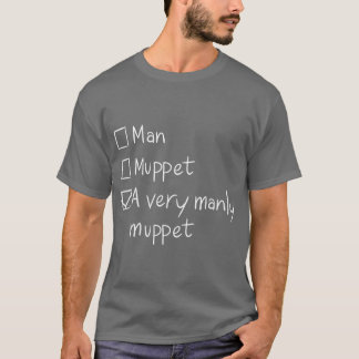 Camiseta Mulher engraçada homem ou marionete