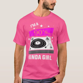 Camiseta Mulher Engraçada Música Dos Anos 90 Eu Sou Um Rb T