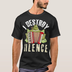 Camiseta Mulher Engraçado Acordeão Músico Polka Música Polk
