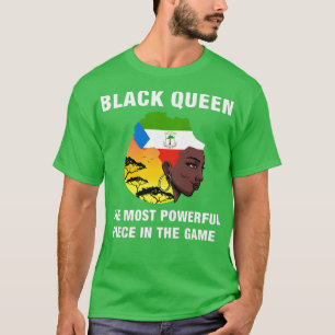 Camiseta Mulher Equatorial Rainha Negra Equa História Equat