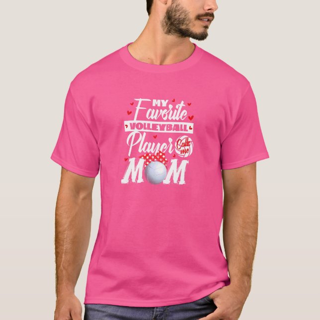 Camiseta Mulher: Equipe De Voleibol Cita A Mãe De Um Volley (Frente)