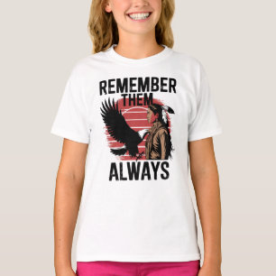 Camiseta Mulher-Espírito Nativo e Silhouette Raven