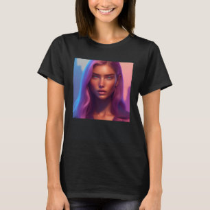 Camiseta Mulher Esportiva Sessão de Fotos de Moda Paraíso d