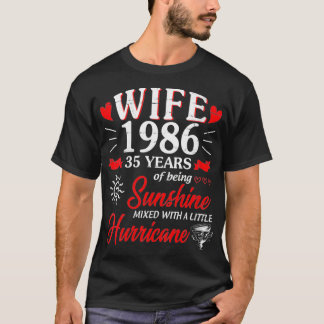 Camiseta Mulher Esposa 1986 35 Anos De Mina Solar L
