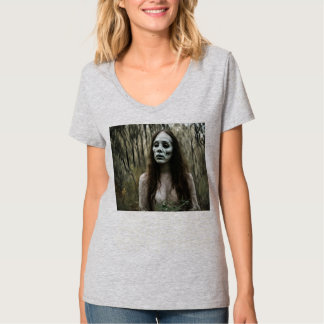 Camiseta Mulher-fantasma triste em Bush australiano