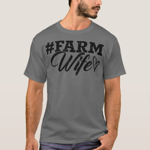 Camiseta Mulher Fazenda Esposa Tractro Agricultura Campo