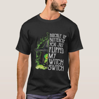 Camiseta Mulher Feiticeira Enfiada No Copo De Manteiga Que 