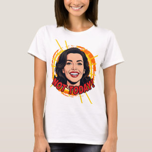 Camiseta Mulher Feliz Não Hoje