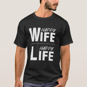 Camiseta Mulher feliz vida