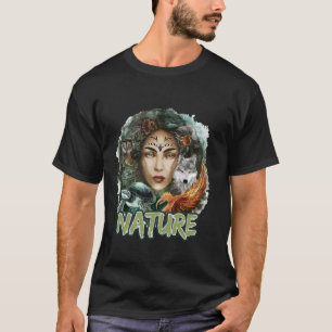 Camiseta Mulher Fênix Wolf Owl Turtle, Inspirada pela Natur