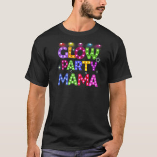 Camiseta Mulher Festa Brilhante Mama Festa de Aniversário M