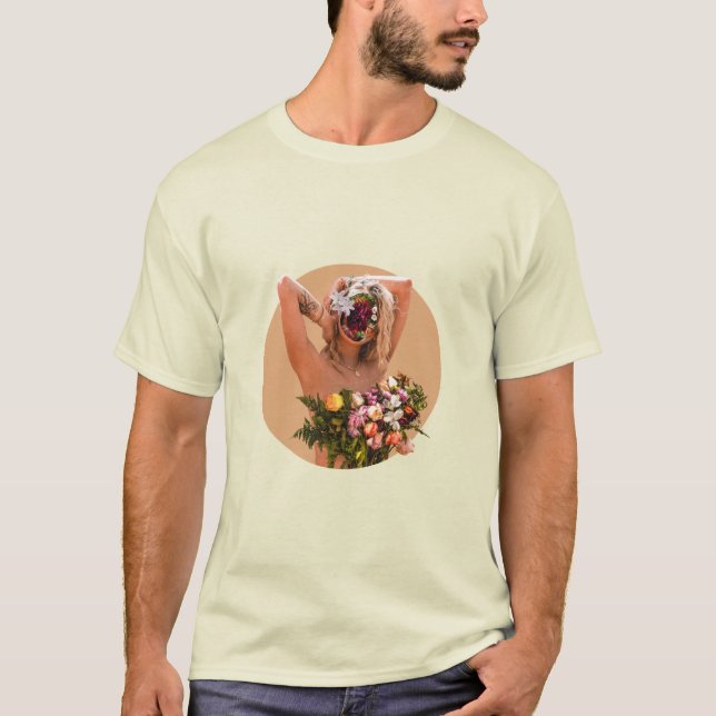 Camiseta Mulher Flor (Frente)
