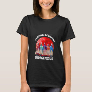 Camiseta Mulher Forte e Resiliente Indígenas Nativo America