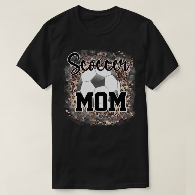 Camiseta Mulher Futebol Mamãe Sanduíche Soccer Mãe da Mãe (Frente do Design)