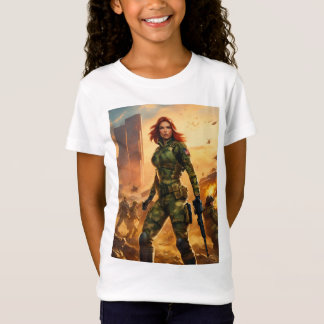 Camiseta Mulher G. I. Joe Scarlett vestindo design