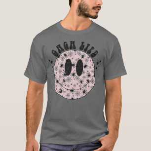 Camiseta Mulher Gaga Ghost Rosto Louco, Gag Halloween