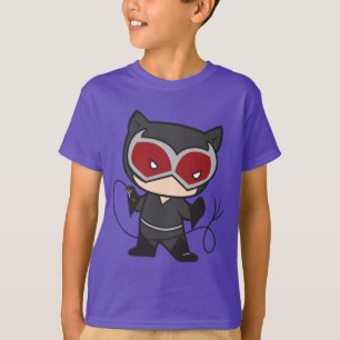 Camiseta Mulher-Gato-de-Chibi