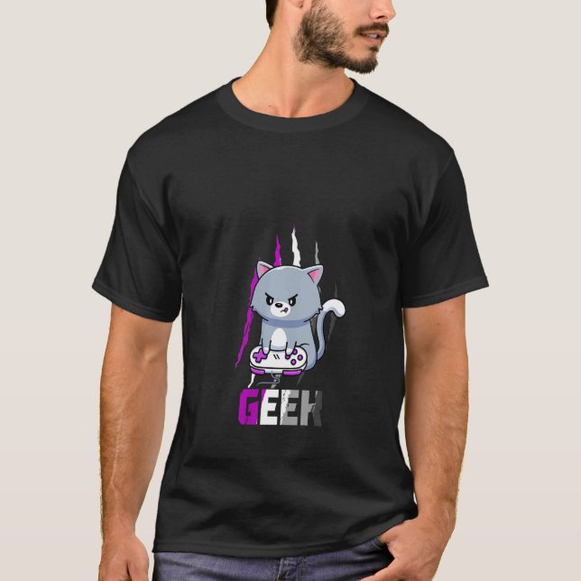 Camiseta Mulher Geek Asexual Orgulho Lgbt Vídeo Jogo Lov (Frente)