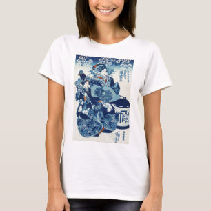 Camiseta Mulher Geisya Japonesa, Kuniyoshi, Ukiyo-e