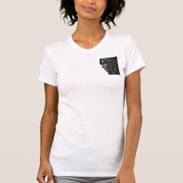 Camiseta Mulher Geométrica Surrealista Arte Cubista