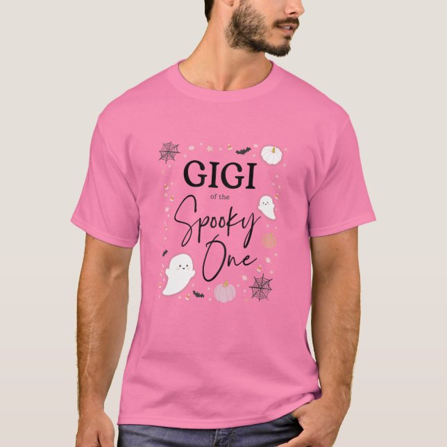 Camiseta Mulher Gigi Da Garota Spooky Primeiro Aniversário (Frente)