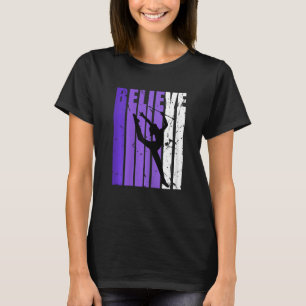 Camiseta Mulher: Ginástica Rítmica Acredita no Baton Twirli