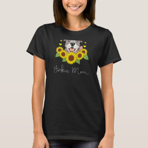 Camiseta Mulher Girassol Mãe Cão Cachorro Pet Pai Gr