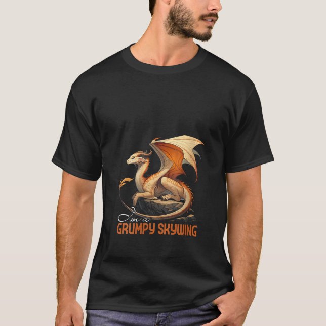 Camiseta Mulher Gráfico Dragão Engraçado Gato Adorável Roup (Frente)