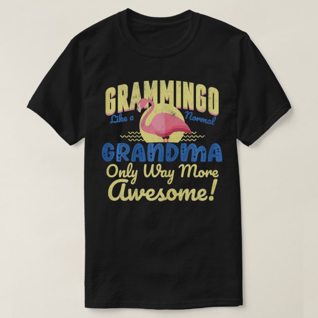Camiseta Mulher Grammingo Para Avó De Avós G (Frente do Design)