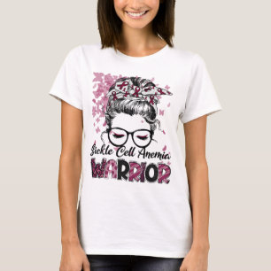 Camiseta Mulher Guerreira da Anemia Falciforme Sobrevivente