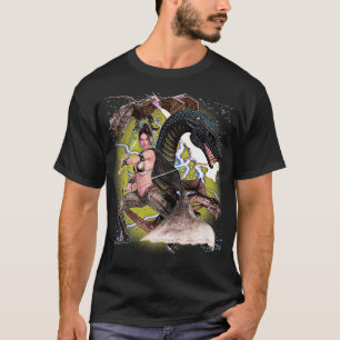 Camiseta Mulher guerreira do Dragão Místico 2000