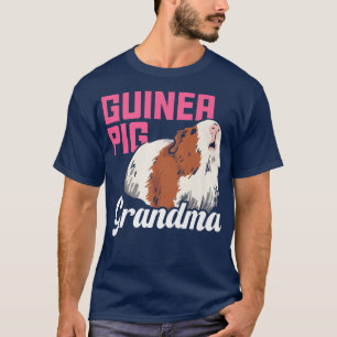 Camiseta Mulher Guiné Suína Vovó Engraçada Mulher Guiné Por