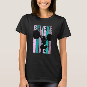 Camiseta Mulher: Gym Loving Barbell Squatting K