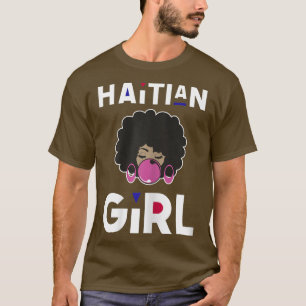 Camiseta Mulher Haitian Girl Gum Caribe Ha
