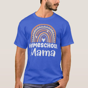 Camiseta Mulher Homeschool mama estudante inicial Primeiro