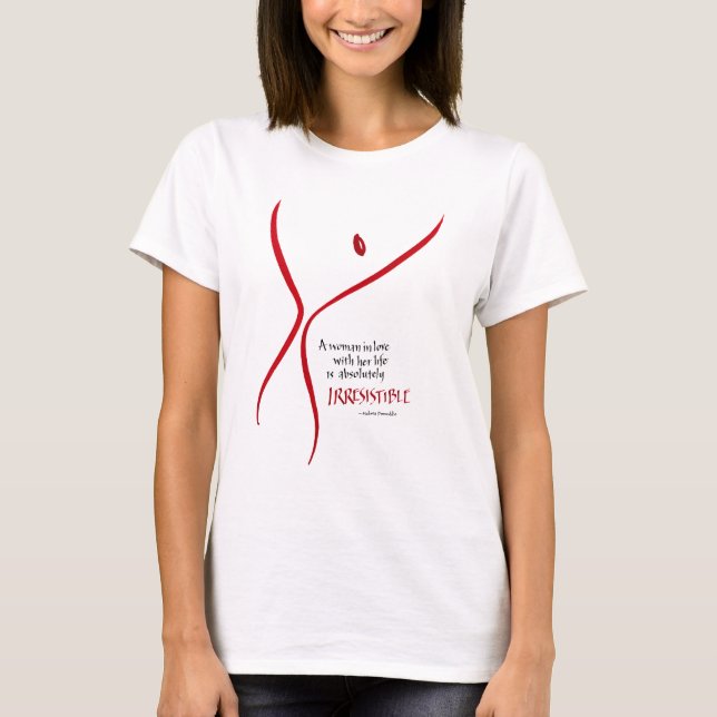 Camiseta Mulher irresistível - t-shirt (Frente)