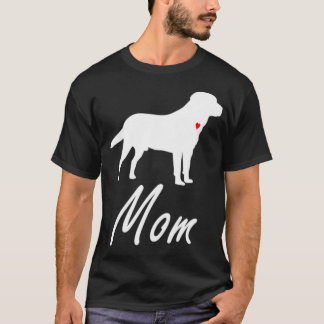 Camiseta Mulher Labrador Retriever Cachorro Mãe