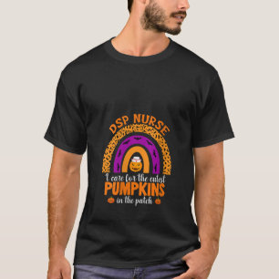 Camiseta Mulher Leopard Rainbow DSP Enfermeira Eu Me Preocu