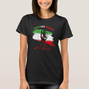 Camiseta Mulher Liberdade Zan Zendegi Azadi Irã